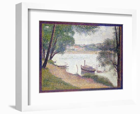 Gray Weather, Grand Jatte-Georges Seurat-Framed Giclee Print