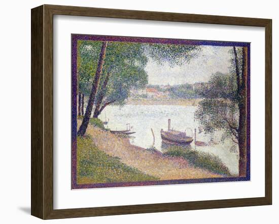 Gray Weather, Grand Jatte-Georges Seurat-Framed Giclee Print