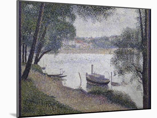 Gray Weather-Georges Seurat-Mounted Giclee Print