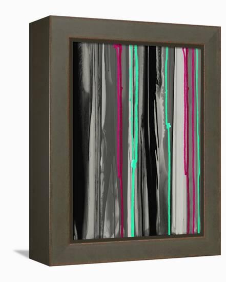 Gray with a Pop of Fun A-Tracy Hiner-Framed Premier Image Canvas