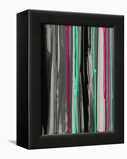 Gray with a Pop of Fun A-Tracy Hiner-Framed Premier Image Canvas