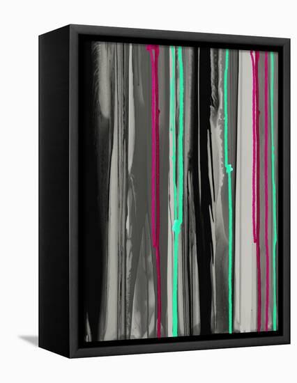 Gray with a Pop of Fun A-Tracy Hiner-Framed Premier Image Canvas