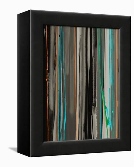 Gray with a Pop of Fun C-Tracy Hiner-Framed Premier Image Canvas