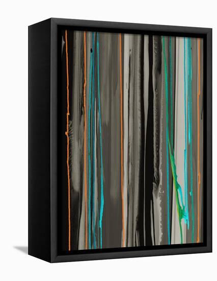 Gray with a Pop of Fun C-Tracy Hiner-Framed Premier Image Canvas