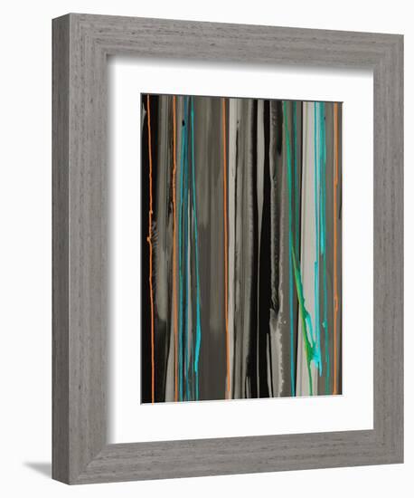 Gray with a Pop of Fun C-Tracy Hiner-Framed Giclee Print