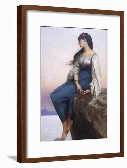 Graziella-Jules Joseph Lefebvre-Framed Art Print