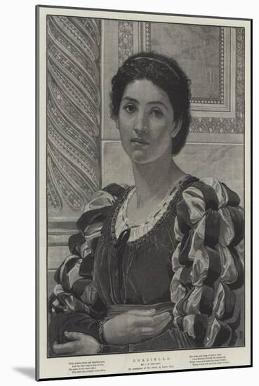 Graziella-Charles Edward Perugini-Mounted Giclee Print