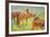 Grazing Horses I-Franz Marc-Framed Giclee Print