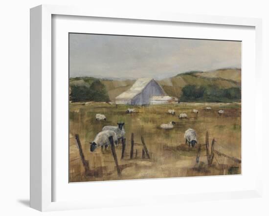 Grazing Sheep I-Ethan Harper-Framed Art Print