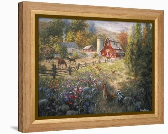 Grazing the Fertile Farmland-Nicky Boehme-Framed Premier Image Canvas