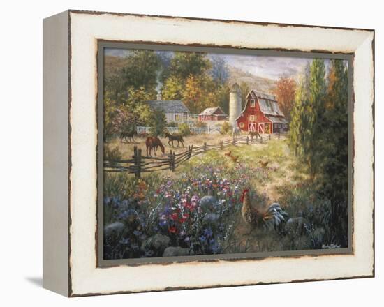 Grazing the Fertile Farmland-Nicky Boehme-Framed Premier Image Canvas