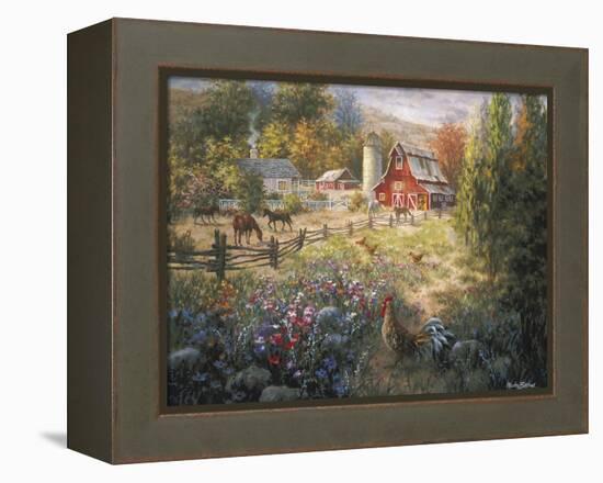 Grazing the Fertile Farmland-Nicky Boehme-Framed Premier Image Canvas