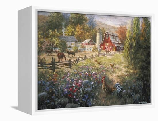 Grazing the Fertile Farmland-Nicky Boehme-Framed Premier Image Canvas