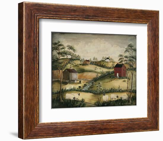 Grazing-Barbara Jeffords-Framed Giclee Print