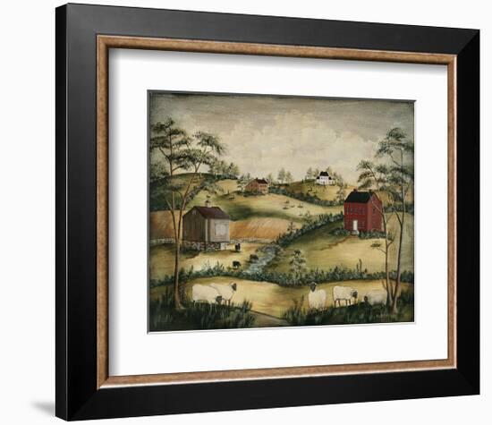 Grazing-Barbara Jeffords-Framed Giclee Print