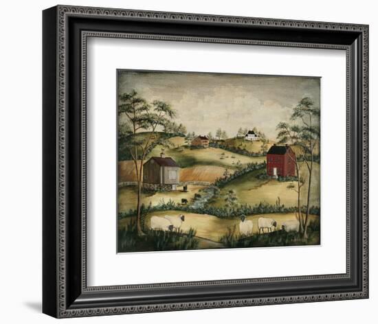 Grazing-Barbara Jeffords-Framed Giclee Print