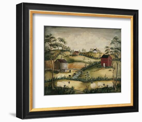 Grazing-Barbara Jeffords-Framed Giclee Print