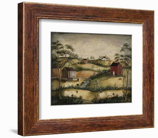 Grazing-Barbara Jeffords-Framed Art Print