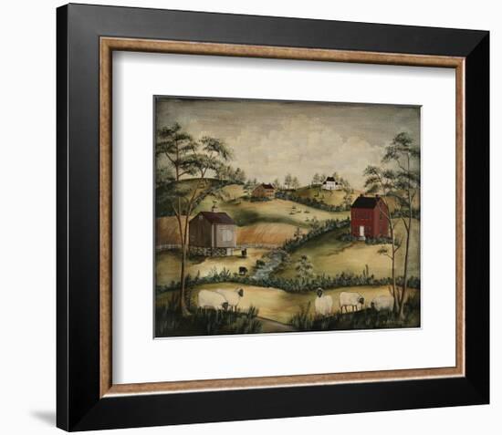 Grazing-Barbara Jeffords-Framed Art Print