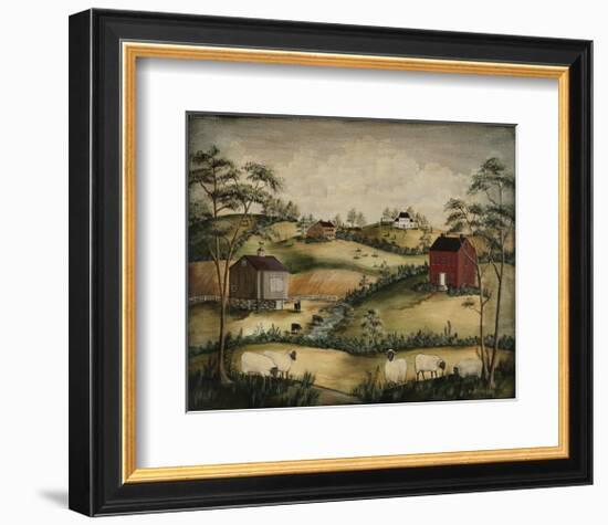 Grazing-Barbara Jeffords-Framed Art Print