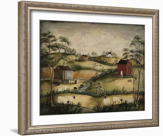 Grazing-Barbara Jeffords-Framed Art Print