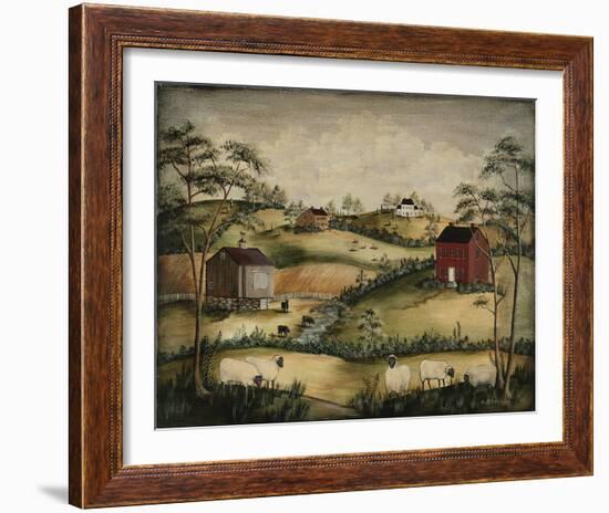 Grazing-Barbara Jeffords-Framed Art Print