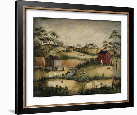 Grazing-Barbara Jeffords-Framed Art Print