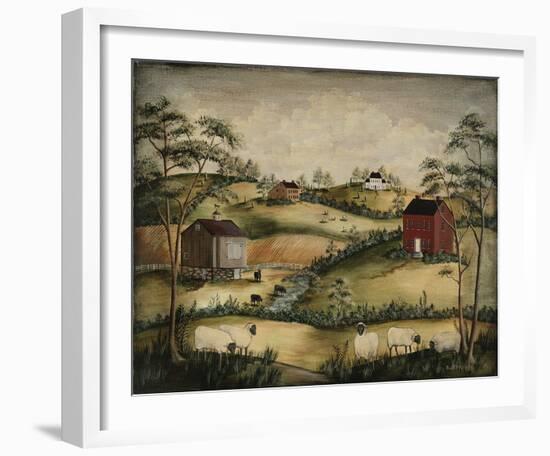 Grazing-Barbara Jeffords-Framed Art Print