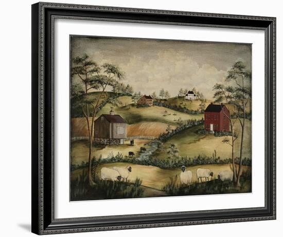 Grazing-Barbara Jeffords-Framed Art Print