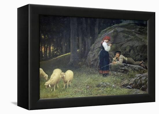 Grazing-Francesco Burlazzi-Framed Premier Image Canvas