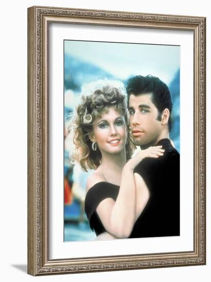 Grease, Olivia Newton-John, John Travolta, Directed by Randal Kleiser, 1978-null-Framed Photo