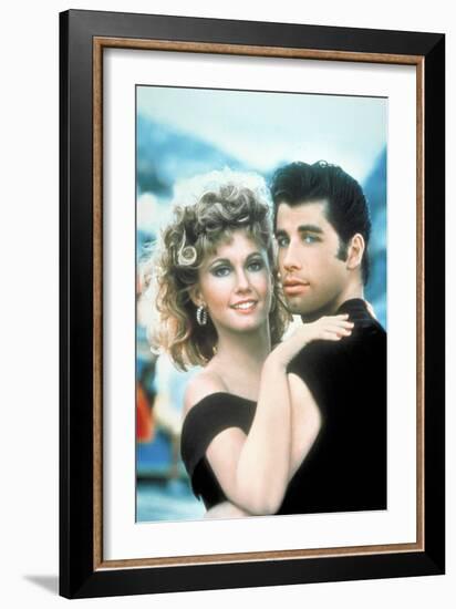 Grease, Olivia Newton-John, John Travolta, Directed by Randal Kleiser, 1978-null-Framed Photo