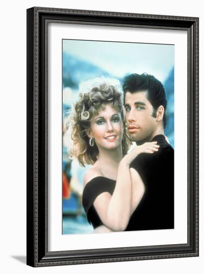 Grease, Olivia Newton-John, John Travolta, Directed by Randal Kleiser, 1978-null-Framed Photo