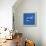 Great Advice Shark-Michael Buxton-Framed Stretched Canvas displayed on a wall