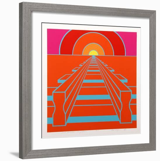 Great American Perspective-Roy Ahlgren-Framed Serigraph