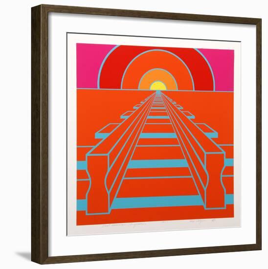 Great American Perspective-Roy Ahlgren-Framed Serigraph