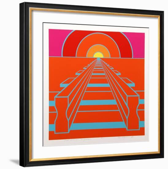 Great American Perspective-Roy Ahlgren-Framed Serigraph