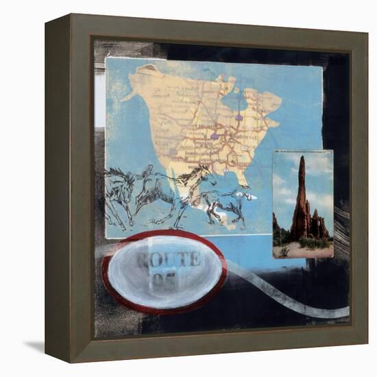 Great American Road Trip I-Connie Tunick-Framed Stretched Canvas