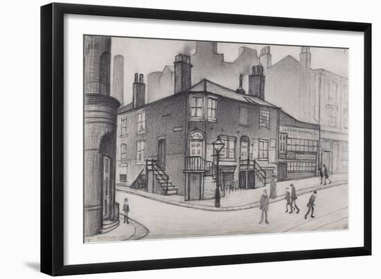 Great Ancoats Street, Manchester, 1930-Laurence Stephen Lowry-Framed Premium Giclee Print