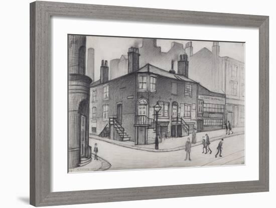 Great Ancoats Street, Manchester, 1930-Laurence Stephen Lowry-Framed Premium Giclee Print