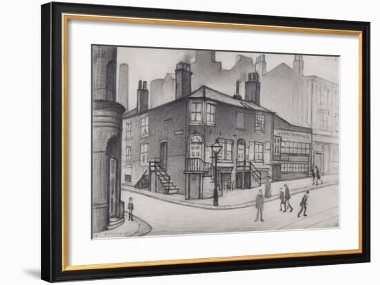 Great Ancoats Street, Manchester, 1930-Laurence Stephen Lowry-Framed Premium Giclee Print