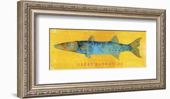 Great Barracuda-John W^ Golden-Framed Art Print