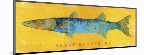 Great Barracuda-John W^ Golden-Mounted Art Print
