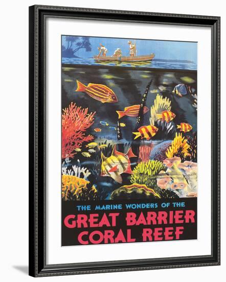 Great Barrier Coral Reef c.1933-Frederick Phillips-Framed Giclee Print