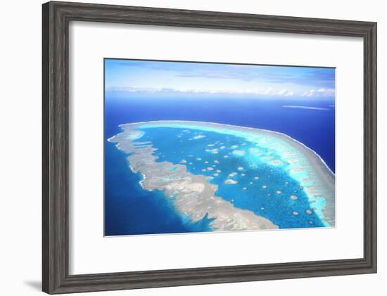 Great Barrier Reef Aerial View-null-Framed Photographic Print