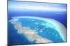 Great Barrier Reef Aerial View-null-Mounted Photographic Print