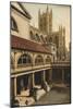 Great Bath, Roman Baths, Bath, Somerset, C1925-null-Mounted Giclee Print