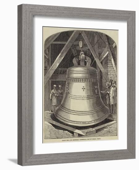 Great Bell for Montreal Cathedral-null-Framed Giclee Print