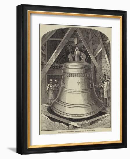 Great Bell for Montreal Cathedral-null-Framed Giclee Print