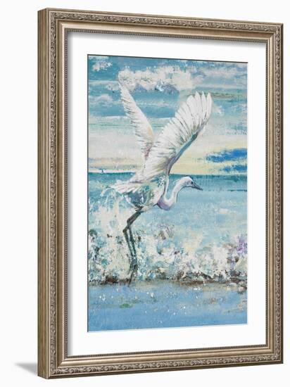 Great Blue Egret I-Patricia Pinto-Framed Art Print